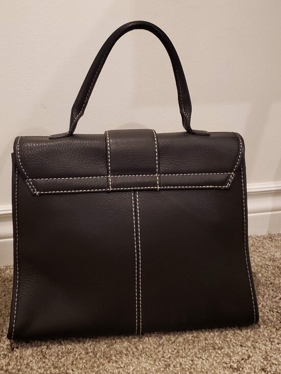 Talbots black leather purse - Picture 4 of 5